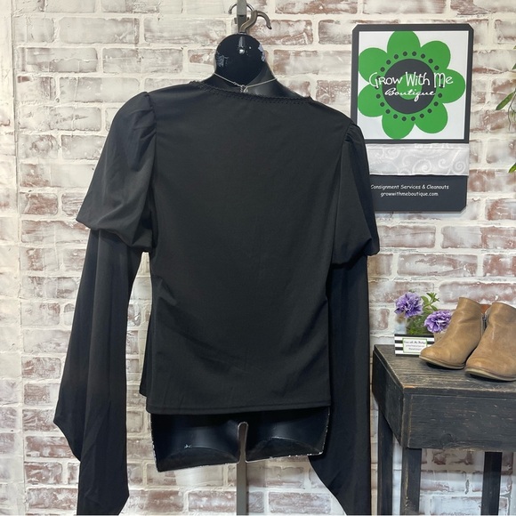 Gothic Black Women's Top 2XL - Picture 5 of 7